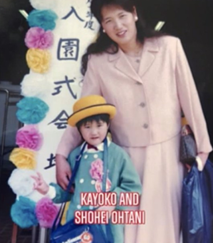 大谷翔平選手とお母さん